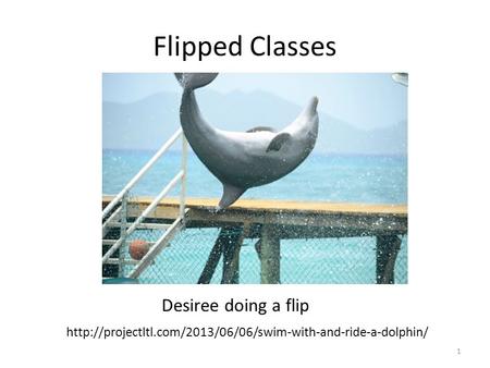 Flipped Classes Desiree doing a flip  1.