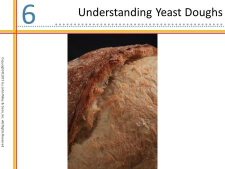 Copyright © 2013 by John Wiley & Sons, Inc. All Rights Reserved Understanding Yeast Doughs 6.