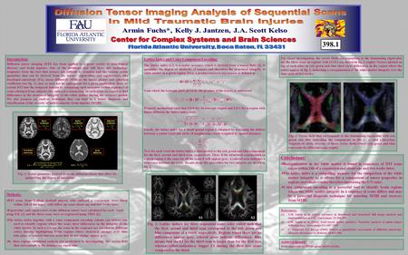 References: [1]S.M. Smith et al. (2004) Advances in functional and structural MR image analysis and implementation in FSL. Neuroimage 23:208-219 [2]S.M.