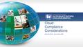 Cloud Compliance Considerations March 24, 2015 | Jason Smith, CISSP.