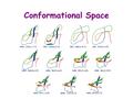Conformational Space.  Conformation of a molecule: specification of the relative positions of all atoms in 3D-space,  Typical parameterizations:  List.