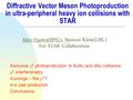 Diffractive Vector Meson Photoproduction in ultra-peripheral heavy ion collisions with STAR Exclusive  0 photoproduction in AuAu and dAu collisions 