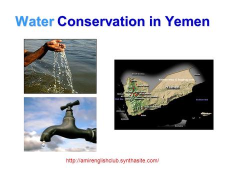 Water Conservation in Yemen