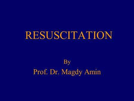 Cardiopulmonary Resuscitation Ppt Free Download