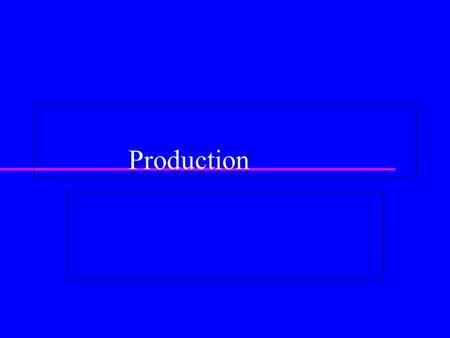 Production. Production basics  Color  Bindings  Paper choice –Weight –Paper quality & brilliance »Cover stock » Page count  Camera ready copy  Blue.