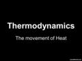 www.MrCorfe.com Thermodynamics The movement of Heat.