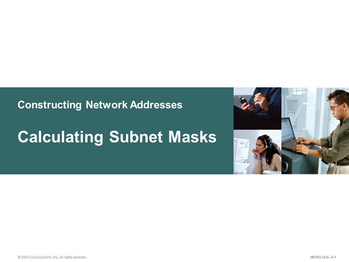 Calculating Subnet Mask 63