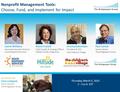 1 TBGNonprofit Mgmt Tools and Trend... MODERATED BY Chris Lindquist Senior Director The Bridgespan Group Thursday, March 5, 2015 2 - 3 p.m. EST Nonprofit.