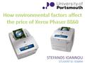 STEFANOS IOANNOU STUDENT ID: 416844. Analyze of Xerox Phaser 8860 Very good printer with better features compared to other printers of its category Less.