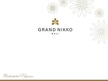 Destination Grand Nikko Bali is a five star resort located in the southern part of Bali, in the prestigious Nusa Dua area, 25- minutes drive from Ngurah.