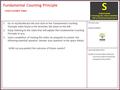 Fundamental Counting Principle 1.Go to my blackboard site and click on the Fundamental Counting Principle video found in the Activities Tab listed on the.