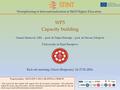 Strengthening of Internationalisation in B&H Higher Education WP3 Capacity building Project number: 561874-EPP-1-2015-1-BE-EPPKA2-CBHE-SP This project.