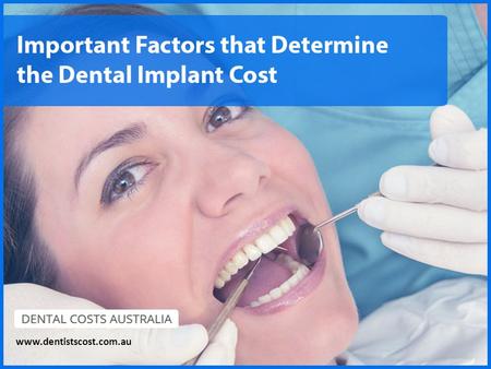 Www.dentistscost.com.au. If you have a missing tooth, you don’t have to search for various options like bridges and dentures to replace it. Dental implants.