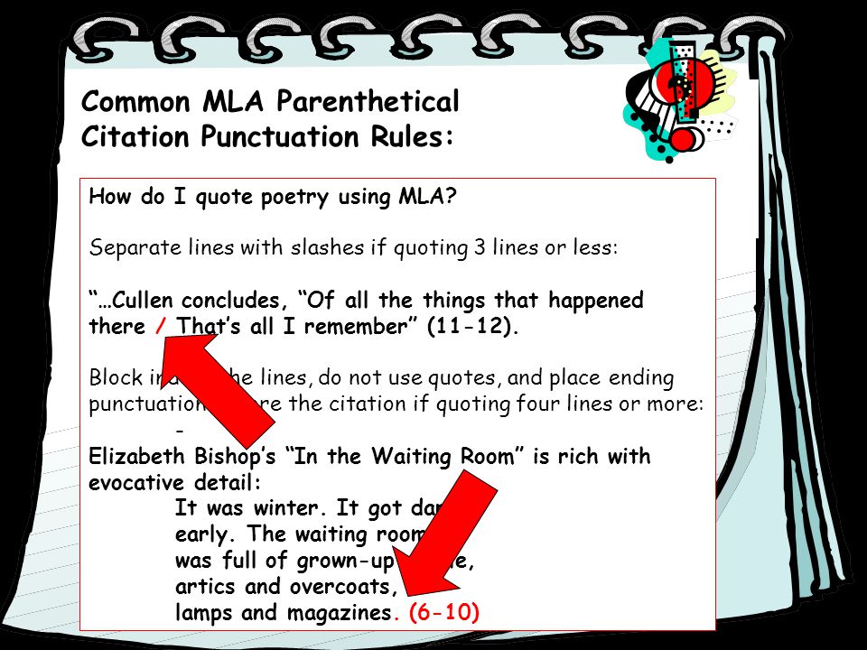 Mla Citation Parenthetical Punctuation Buy A Essay For Cheap