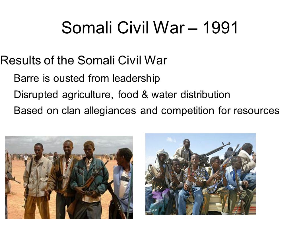 what caused the somali civil war