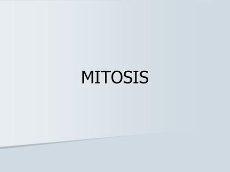 MITOSIS. Cell Reproduction All cells come from pre-existing cells All cells come from pre-existing cells Cell division results in two identical cells.
