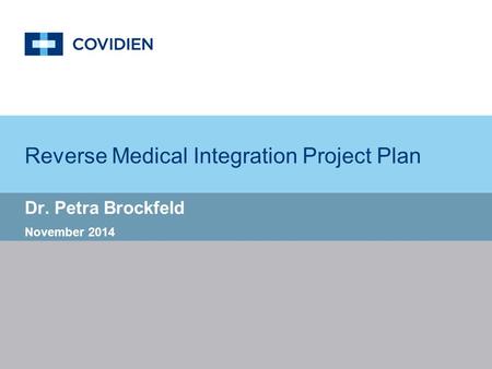 Reverse Medical Integration Project Plan