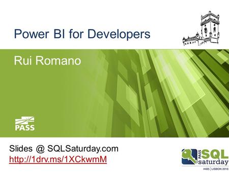 Power BI for Developers Rui Romano SQLSaturday.com