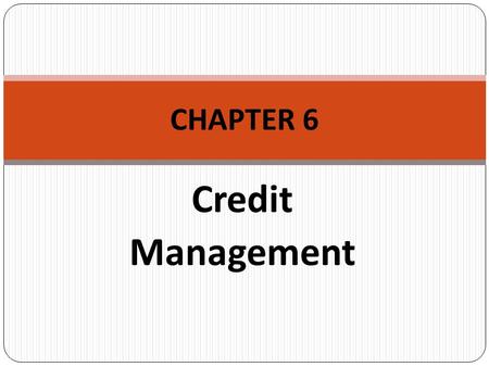 credit management