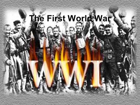 The First World War. Time Line 1914World War I breaks out in Europe. The Germans fail to take Paris; trench warfare begins in France. The Germans defeat.