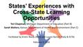 Subtitle 2016 Virtual Leadership Conference All In: Achieving Results Together States’ Experiences with Cross-State Learning Opportunities Teri Chapman,