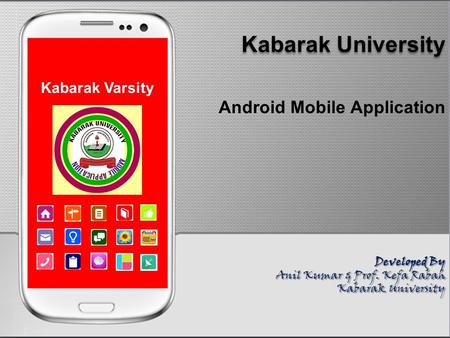 Kabarak University Android Mobile Application Kabarak Varsity