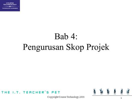 Bab 4: Pengurusan Skop Projek