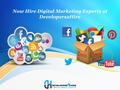 Now Hire Digital Marketing Experts at Developers2Hire.