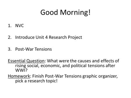 essential questions for research paper unit