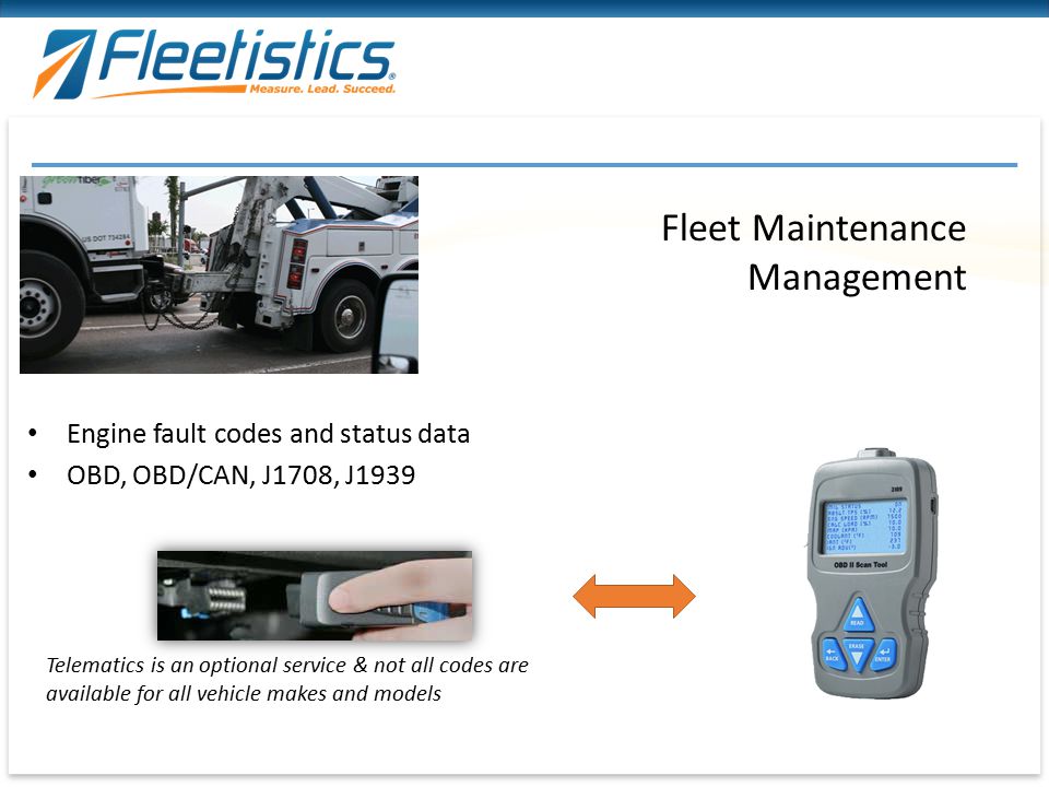 Vehicle Fleet Maintenance Software