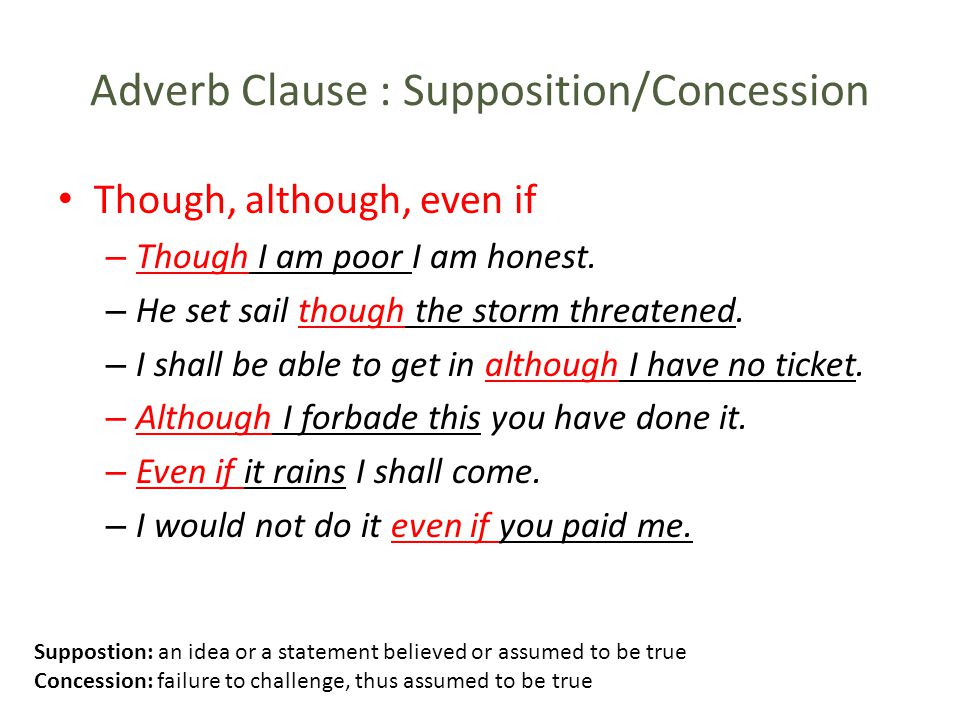 clause of concession pdf