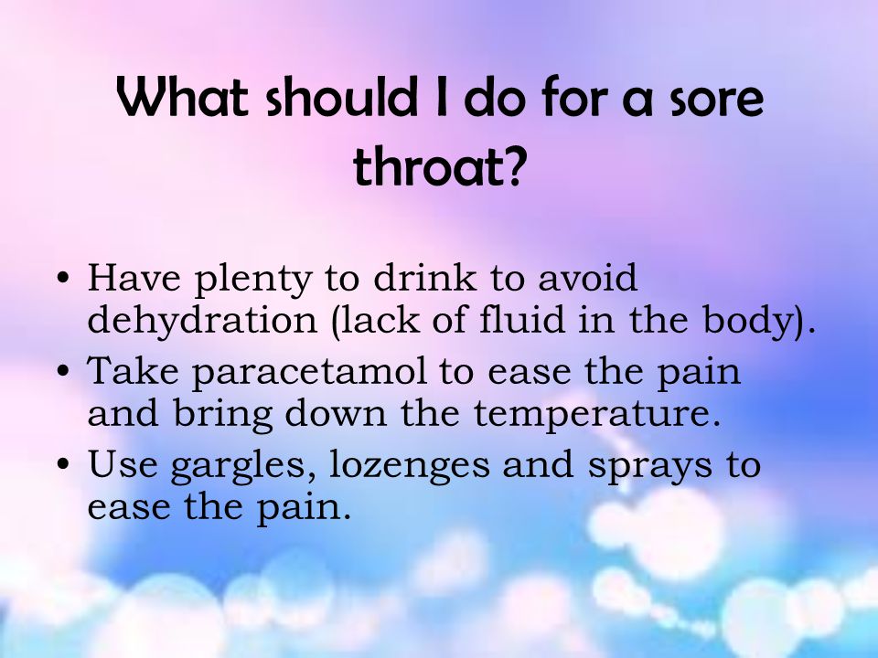 What To Do For A Soar Throat 114