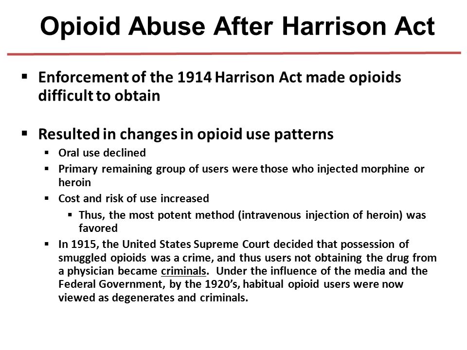 Image result for The Harrison Act