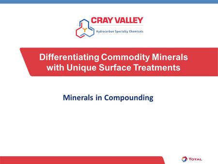 Differentiating Commodity Minerals with Unique Surface Treatments Minerals in Compounding.