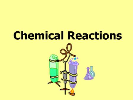Chemical Reactions. A chemical reaction occurs when elements and compounds combine and form a new arrangement of those elements and compounds. Chemical.