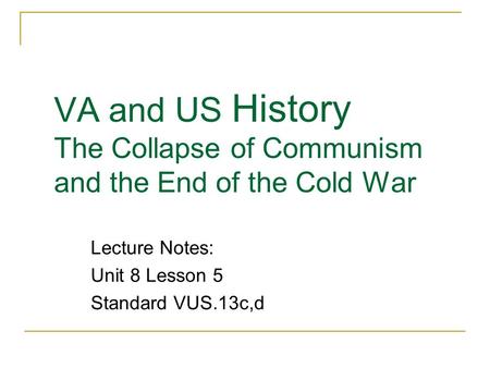 Collapse of the Soviet Union Essay