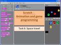 Scratch ： Animation and game programming Task 6: Space travel.