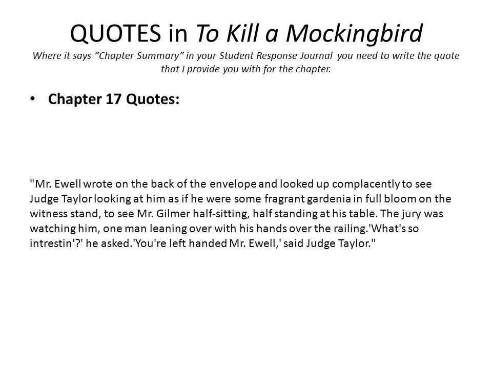 sparknotes to kill a mockingbird chapter 13