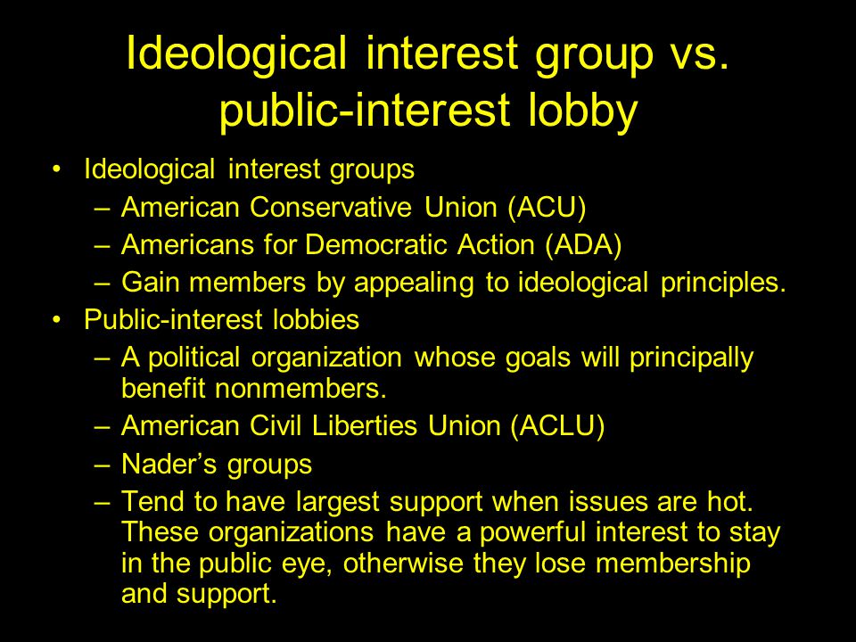 Conservative Interest Group 63