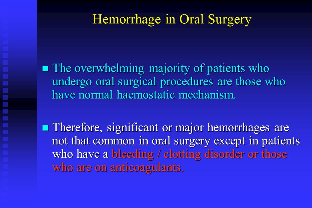 Oral Hemorrhage 56