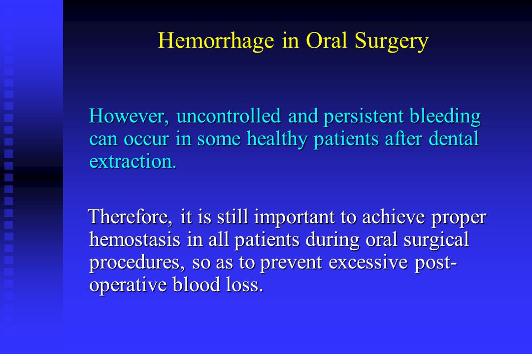 Oral Hemorrhage 53