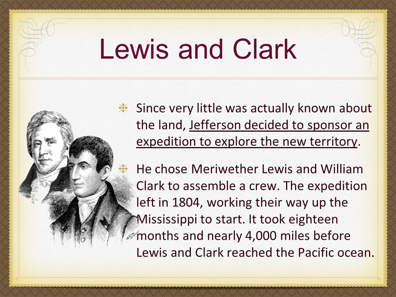Image result for lewis and clark left for their expedition