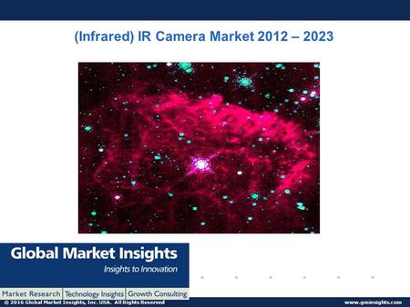 © 2016 Global Market Insights, Inc. USA. All Rights Reserved www.gminsights.com (Infrared) IR Camera Market 2012 – 2023.