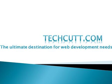  Techcutt.com is the offspring of Techcutt Solutions. We are one of the renowned web development company served around thousands of customers across.