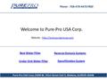 Phone - 708-479-4473 FREE Pure-Pro USA Corp.|9200 W. 191st Street Unit 5, Mokena, ILLINOIS 60448 Welcome to Pure-Pro USA Corp. Website -