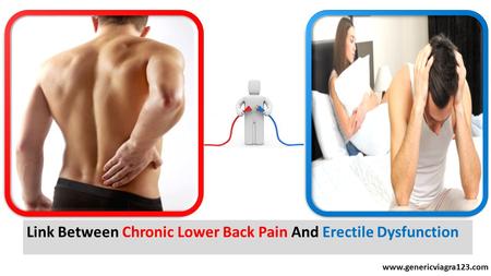 Link Between Chronic Lower Back Pain And Erectile Dysfunction www.genericviagra123.com.