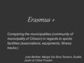 Erasmus + Comparing the municipalities (community of municipality of Clisson) in regards to sports facilities (associations, equipments, fitness tracks.