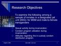 AIDS 2008 – Int’l Conf1 August 5, 2008 Research Objectives To examine the following among a sample of inmates in a designated jail unit (K6G): for MSM.