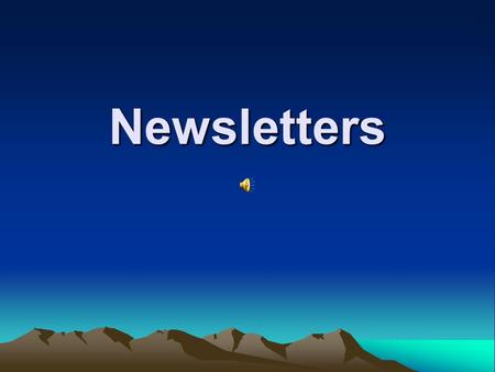 Newsletters. Using Columns to create Newsletters Columns are often used to create documents such as brochures and newsletters. Arranging text in columns.