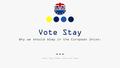 Vote Stay Selen, Zoya, Manam, Connie and Tommy Why we should stay in the European Union.